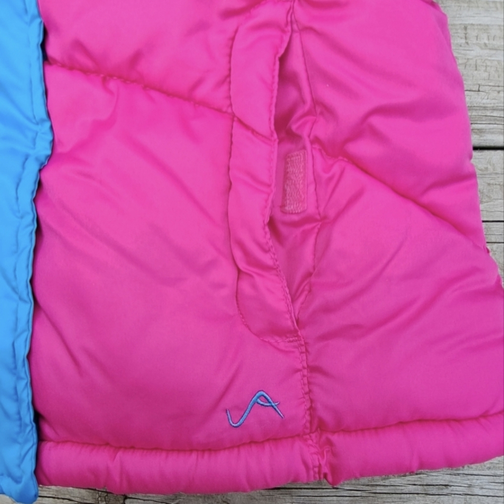✨See New Listing✨ Girl's S 14/16 Puffer Jacket Coat W/ Hood Fleece Lined Pockets - Picture 10 of 16